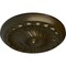 Ekena Millwork Flower Spiral Ceiling Medallion (Fits Canopies up to 2"), 12 1/4"OD x 2 1/4"P, Green Gold CM12FLGGS - alternate 5